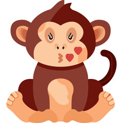 Monkey Kiss Icon