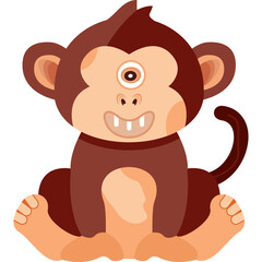 Cyclops Monkey Icon