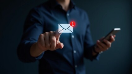 Email Campaign Alert: Business Communication, Digital Marketing, and Inbox Notification