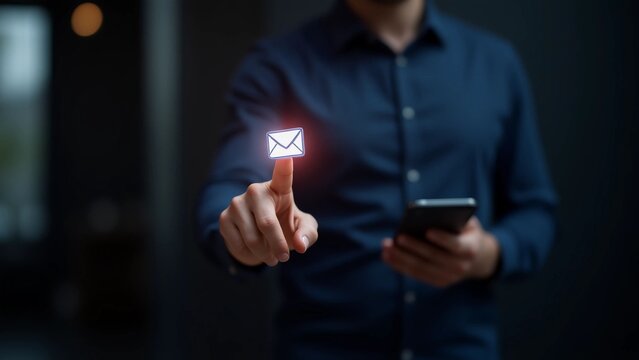 Email Campaign Alert: Business Communication, Digital Marketing, and Inbox Notification