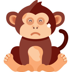 Monkey Cold Sweat Icon
