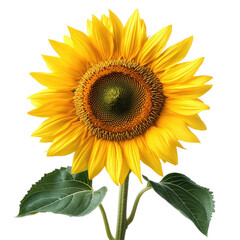 Fototapeta premium Sunflower Bloom Isolated on transparent background