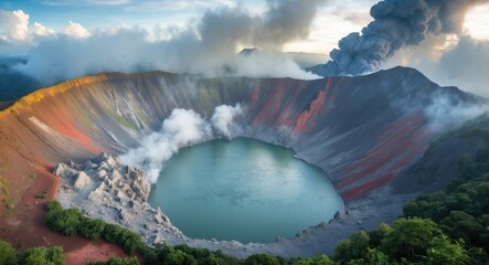 Poas Volcano has erupted, generating a tall column of ash and vapor. Evacuations and area closures are in effect.