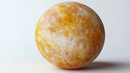 Fototapeta premium Explore the stunning details of Venus in a photorealistic depiction showcasing its unique surface characteristics and atmospheric tones