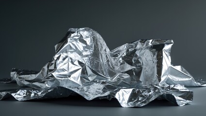Naklejka premium Blank aluminum foil pouch isolated on a background with clipping path.