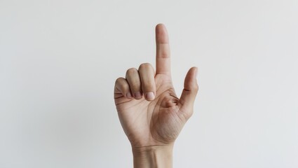 Hand finger Indicating