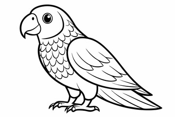 Fototapeta premium Tia bird vector