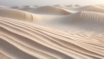 Obraz premium Nature Travel Background, Close-up Texture of Sand Beach, Zen Garden Coast Ocean for Vacation, Hot Summer Tropical Scene, Relaxing Nature for Yoga Holiday with Dry Brown Dune Pile.