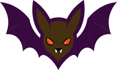 vector illustration of a bat