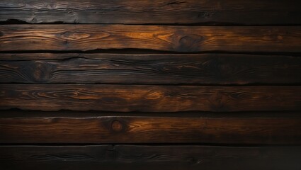 Fototapeta premium Old rustic red wood backdrop, wooden surface with space.