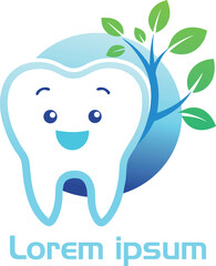 Happy and Healthy Tooth Logo for Oral Care and Dental Hygiene Brands