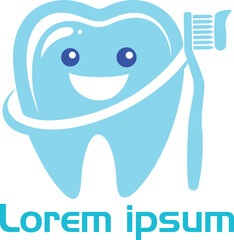 Tooth and Tree Combination Logo for Environmentally Friendly Dental Clinics