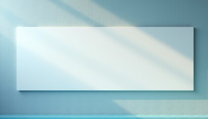 Naklejka premium Minimalist wall display with natural light 