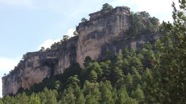 Slow Motion Traveling Shot of the Canyons in Alto Nilo - 1026

