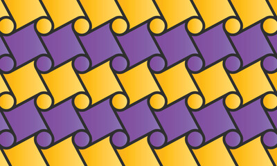 Fototapeta premium Background patterns seamless circles and squares shapes connect line. Flat style pattern design backdrop.