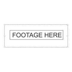Footage Here on a Transparent Background
