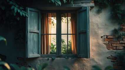 Vintage-style window