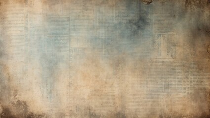 Obraz premium OLD NEWSPAPER BACKGROUND, GRUNGE PAPER TEXTURE, TEXTURED DESIGN WITH ROOM FOR TEXT