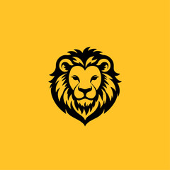 Geometric simple logo lion 