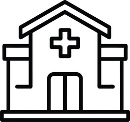 hospital icon vector illustration