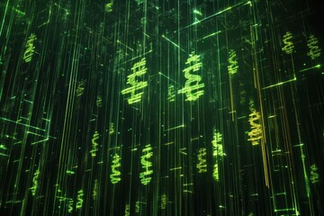 Exploring currency symbols and data processing in a digital environment, currency symbols and data processing over connections