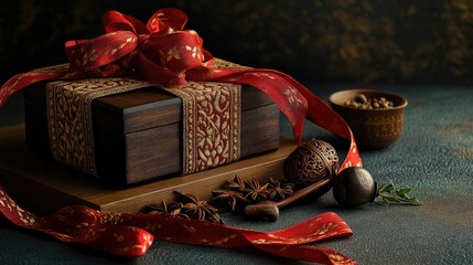 An artistic spotlight on a small