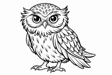 coloring page line art the eurasian vector