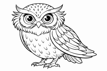 coloring page line art the eurasian vector