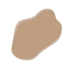 abstrack brown shape graphic design