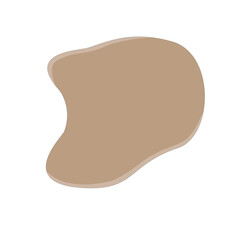 abstrack brown shape graphic design