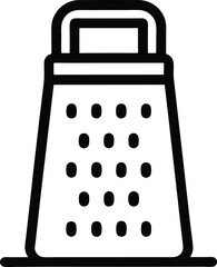grater icon isolated. Grater Vector illustration. kitchen Contemporary Grater