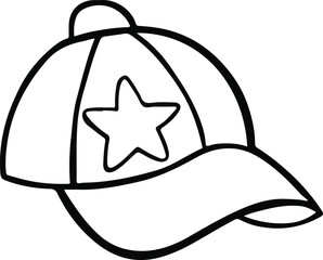 How to Draw Cap for Kids and Toddlers