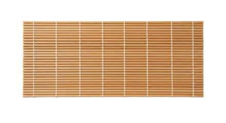 Using bamboo sushi rolling mat for food preparation and presentation