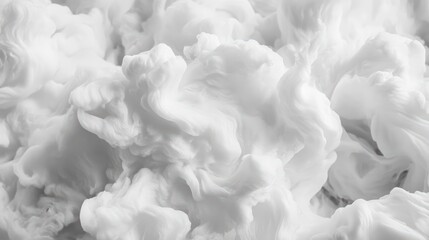 Fototapeta premium Captivating white clouds formation overhead nature abstract viewpoint