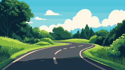 Letter A for road route logo design template. Concept of destination, address, position, travel, gps map, etc. Creative vector symbol highway. © Amremite〆