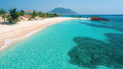 Stunning Turquoise Waters and Pristine Beach Paradise