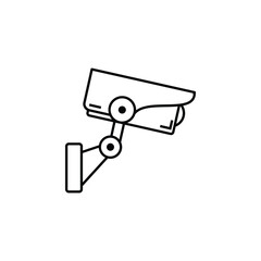 CCTV icon, symbolizing security, surveillance, and protection for homes and businesses.