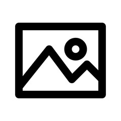 Photo icon. Image icon. Picture and photo gallery sign and symbol.