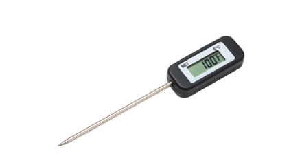 Using Digital Thermometer to Measure Temperature in Cooking or Laboratory Settings