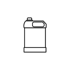 Jerry cans icon, representing fuel storage, portability, and essential outdoor or industrial use.