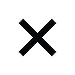 Fototapeta premium Icon of multiplication symbol, perfect for math, calculations, and educational content.