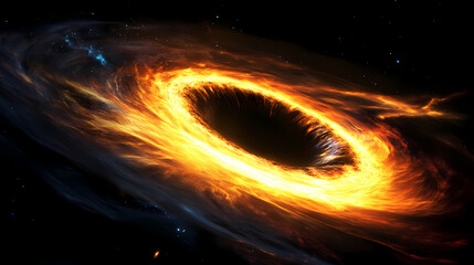 A dying star collapsing into a black hole, then exploding into a new galaxy. Dying Sun. Illustration