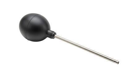 Inspecting Lens Dust Air Blower Tool on White Background for Cleaning