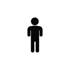 Icon of a public sign for men, perfect for restroom indicators, clear and universally understood.