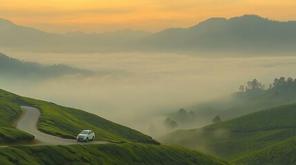 Sunrise Drive, Misty Tea Plantation, Mountain View