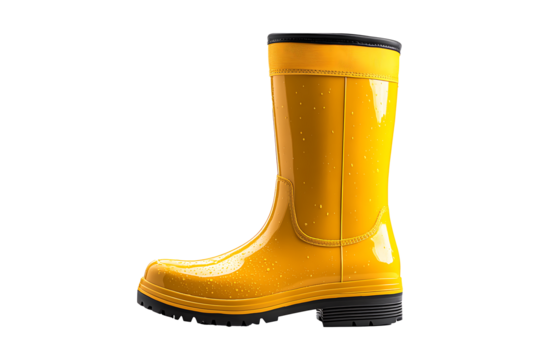Rain Boot isolated on transparent background