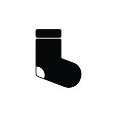 Icon of a Christmas sock, evoking festive spirit, holiday traditions, and seasonal cheer.
