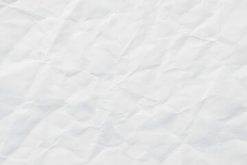 crumpled paper texture. Light Wrinkled White Paper Texture for Minimal Background or Design
