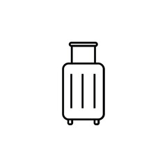 Suitcase icon, representing travel, adventure, and preparedness for your next journey or trip.