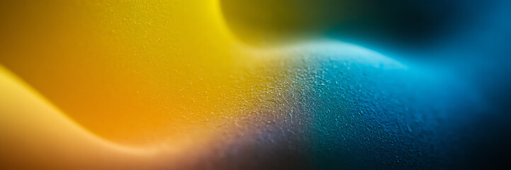 Abstract Blue and Yellow Textured Surface
